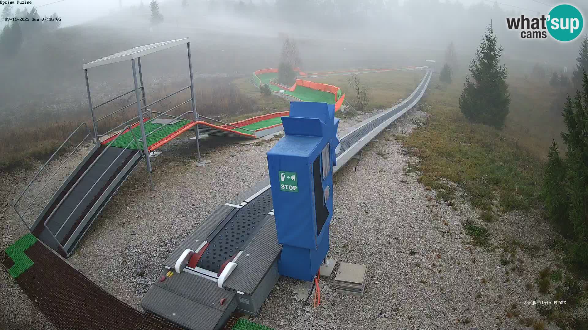 Spletna kamera v živo Sankališče Fužine – Hrvaška