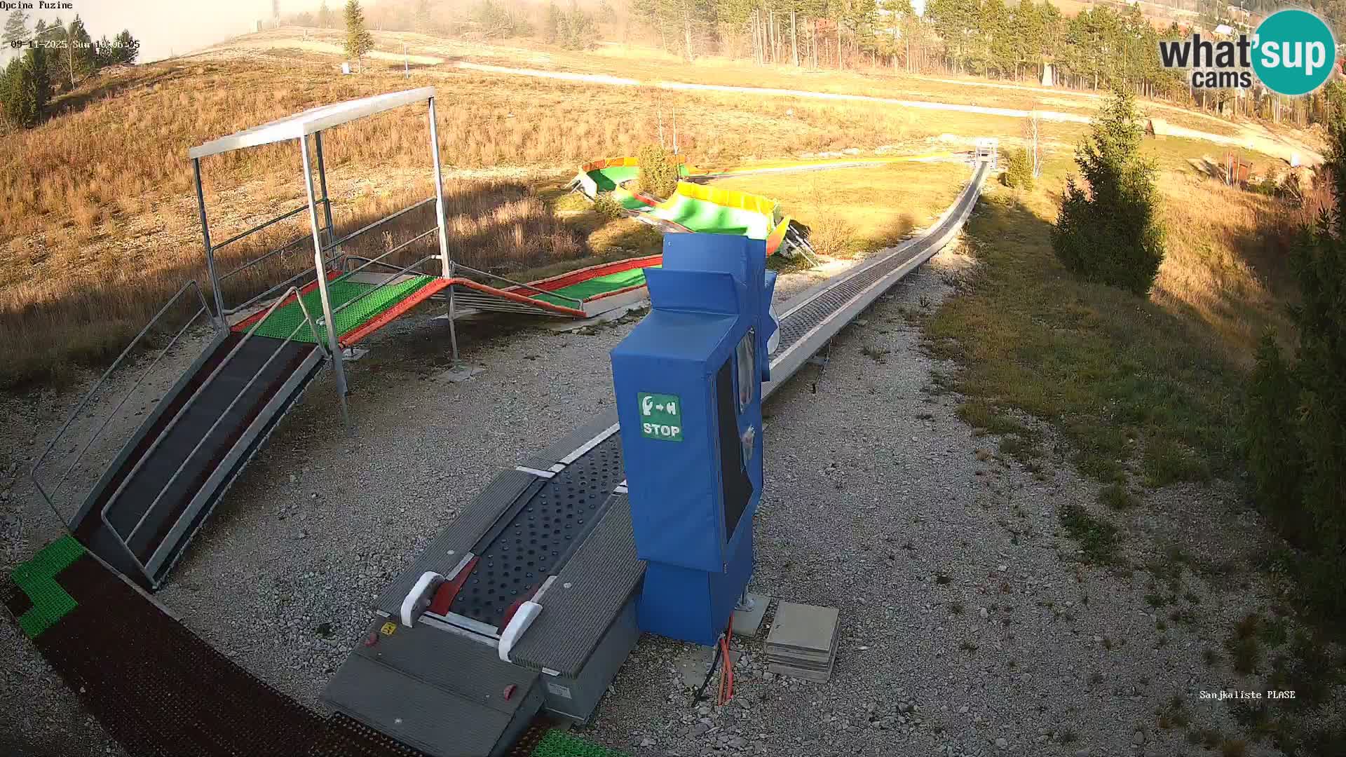 Spletna kamera v živo Sankališče Fužine – Hrvaška