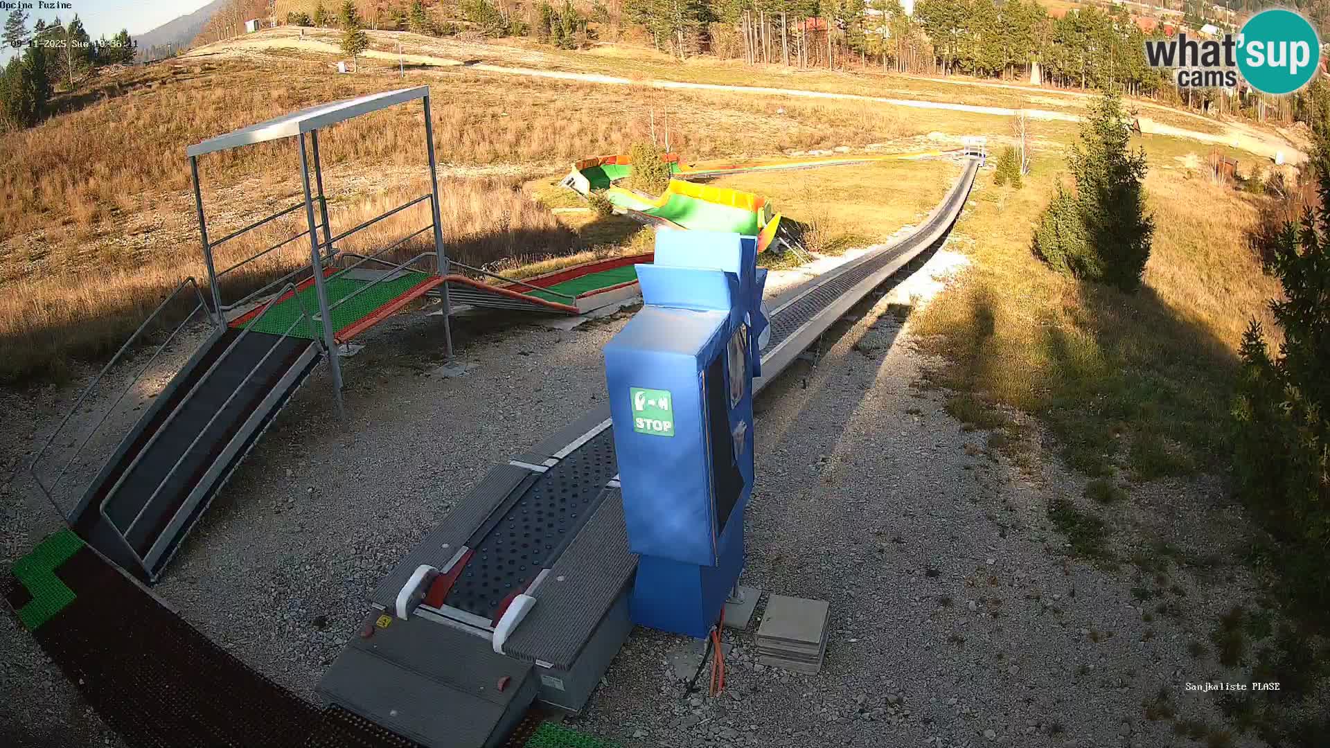 Webcam en direct Piste de luge de Fužine – Croatie