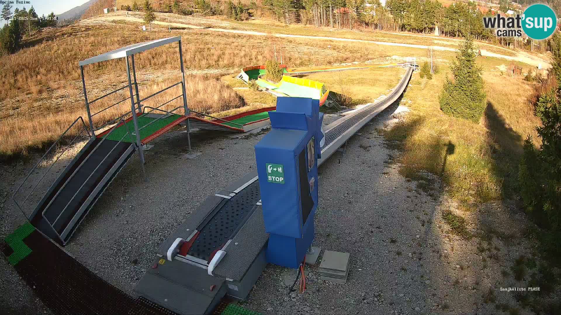Webcam en direct Piste de luge de Fužine – Croatie