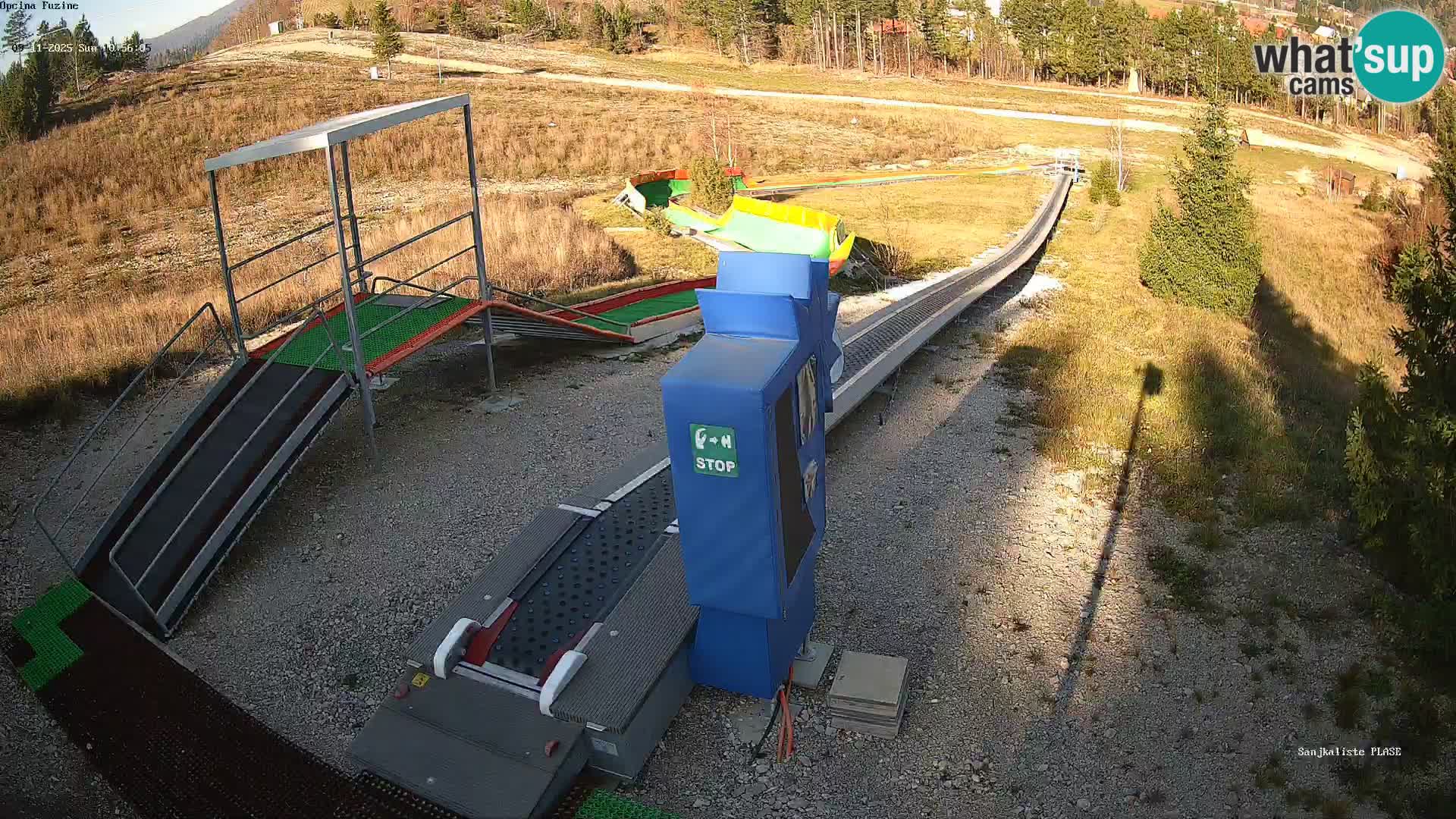 Webcam en vivo Pista de trineo Fužine – Croacia