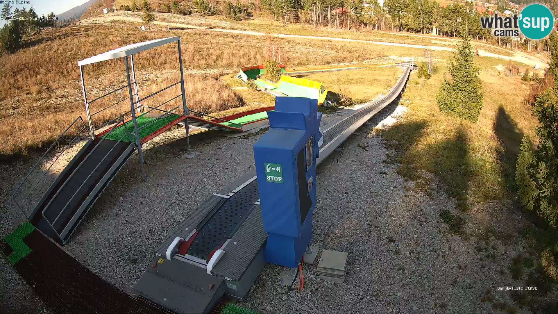 Live webcam Fužine toboggan run – Croatia