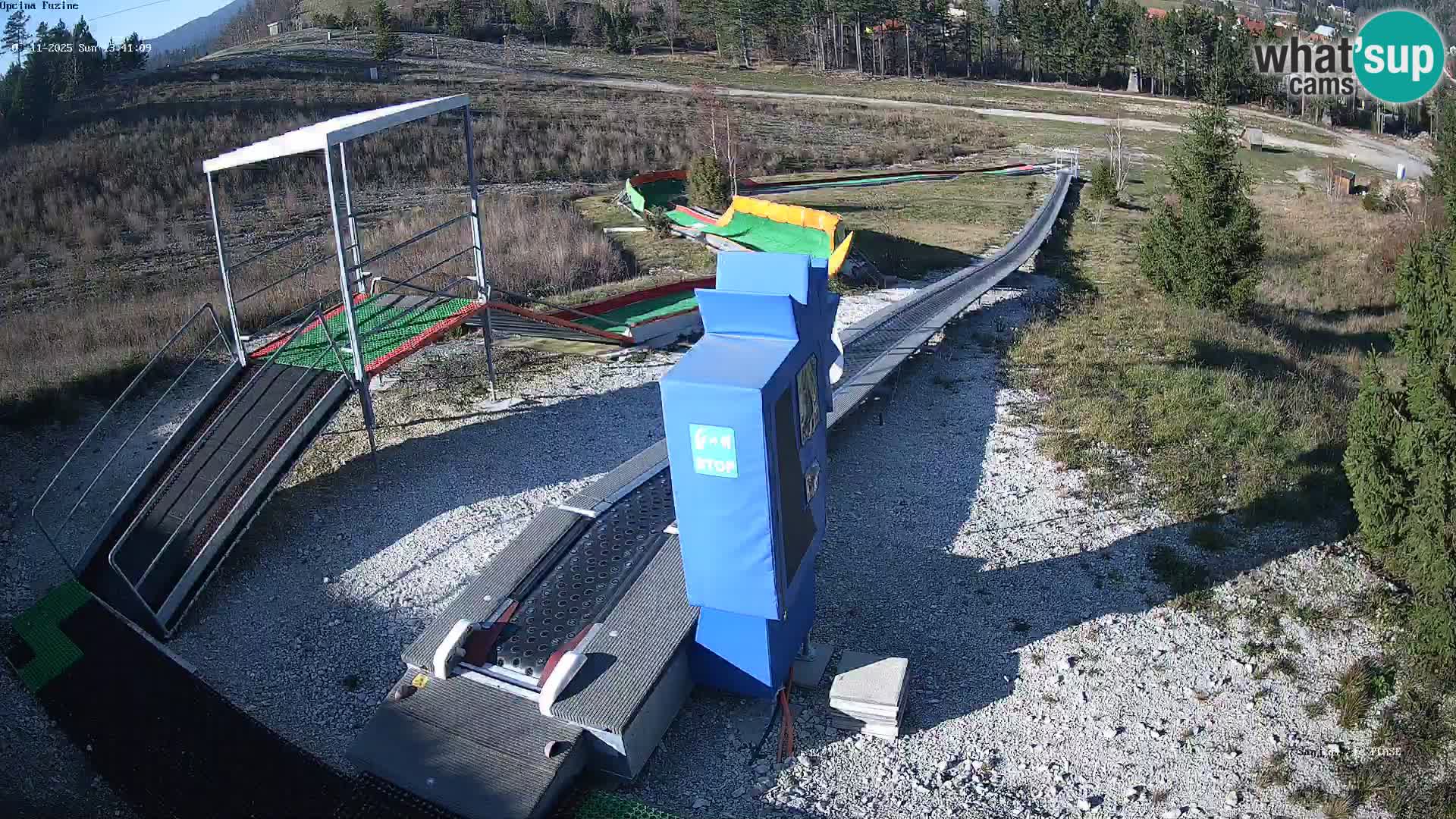 Webcam en direct Piste de luge de Fužine – Croatie