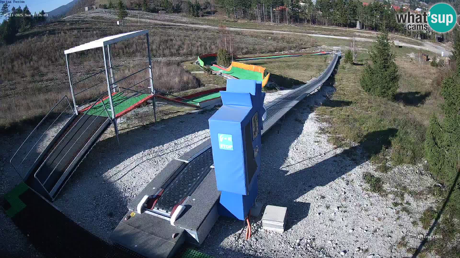 Webcam en vivo Pista de trineo Fužine – Croacia
