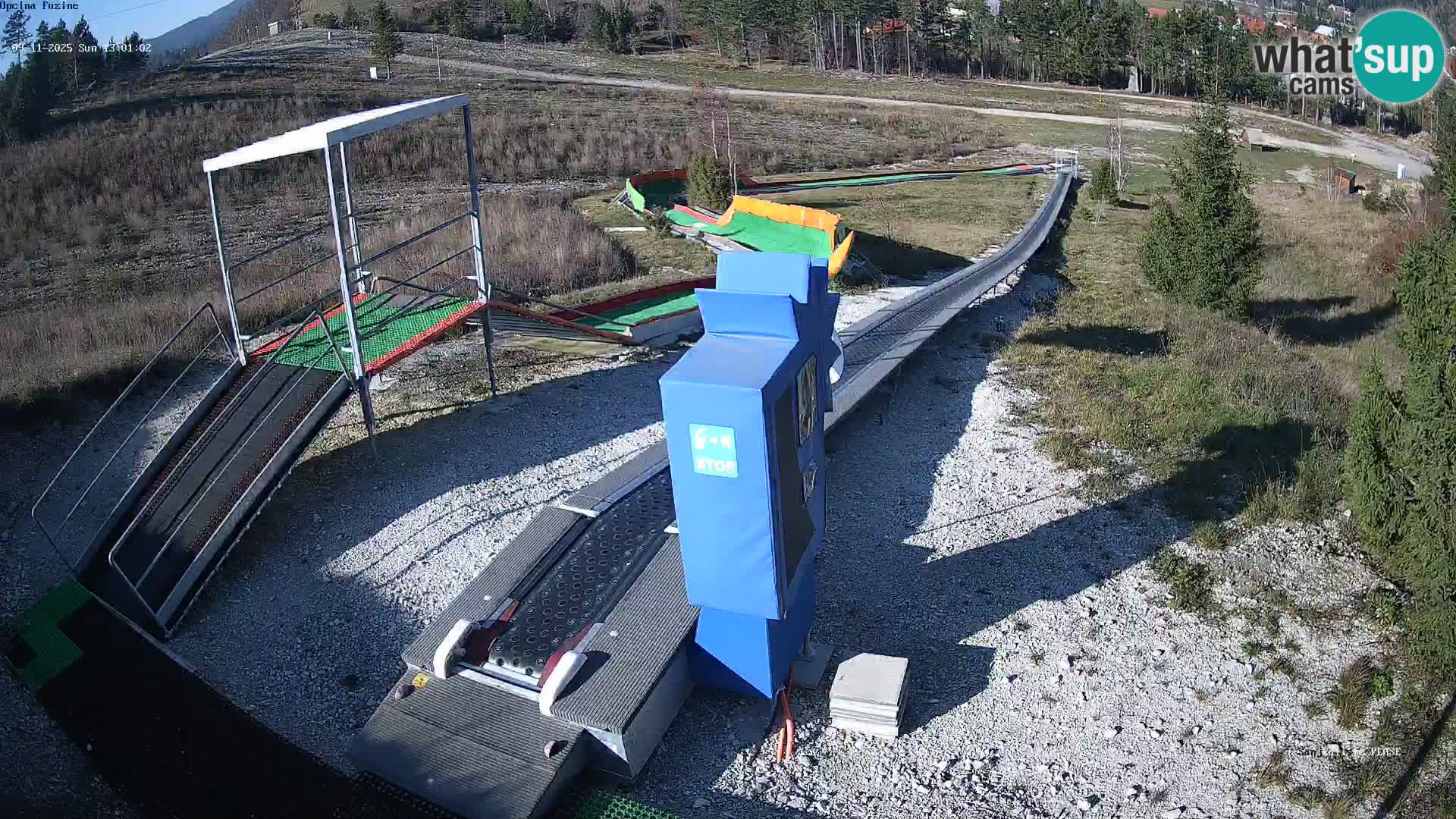 Webcam en vivo Pista de trineo Fužine – Croacia
