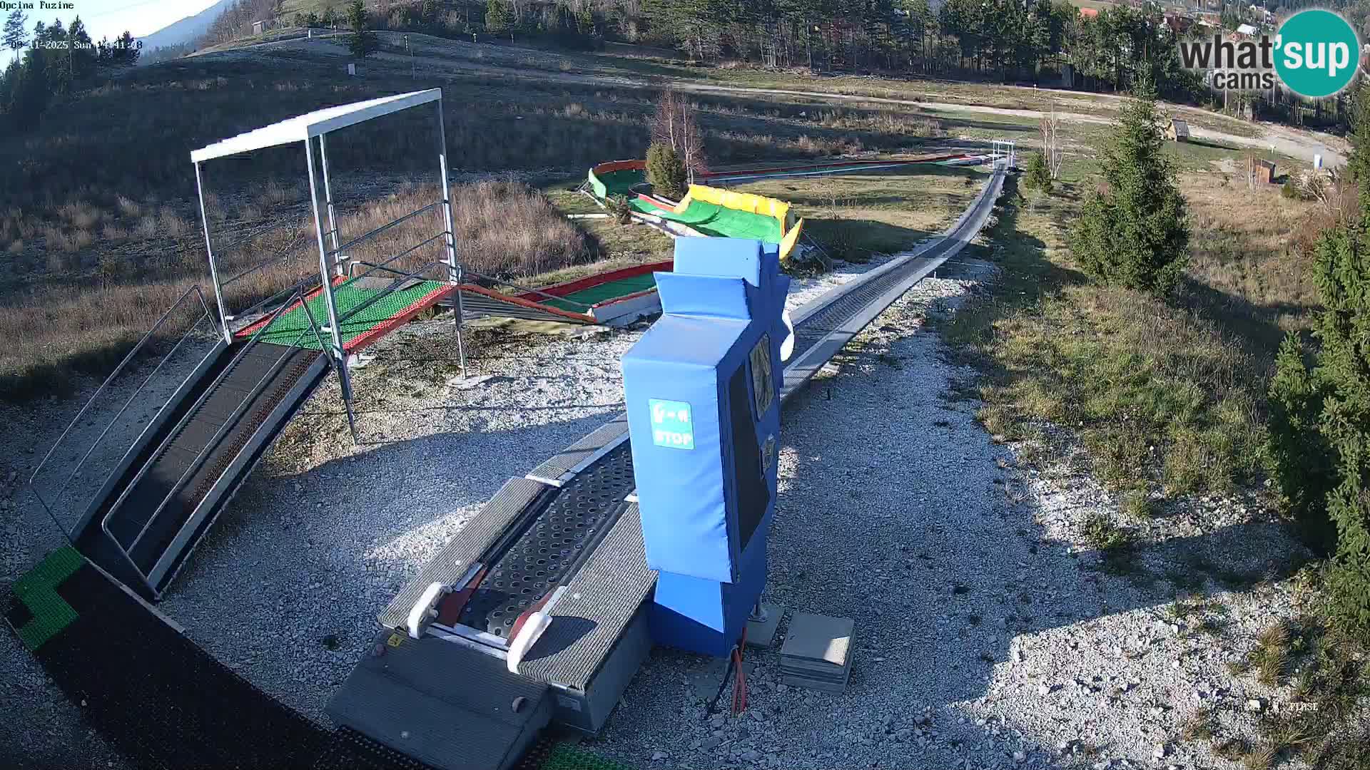 Webcam en vivo Pista de trineo Fužine – Croacia