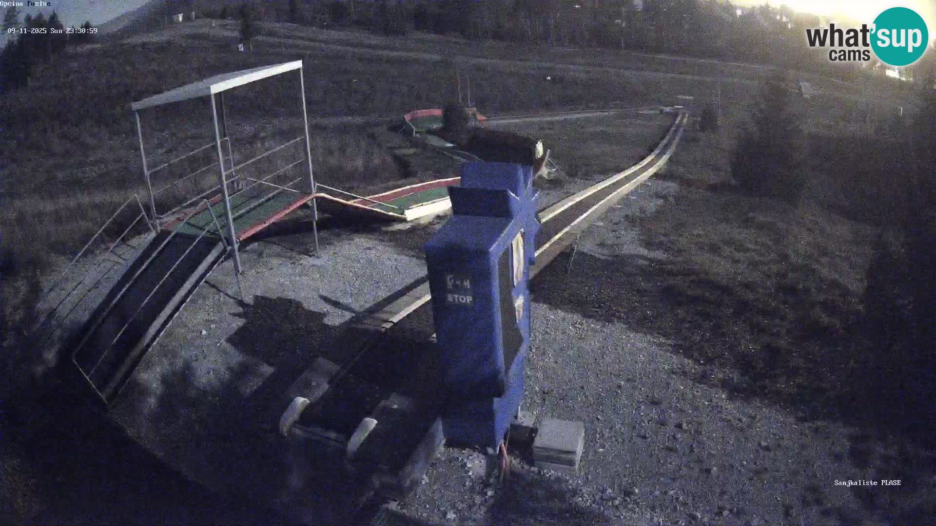 Webcam en direct Piste de luge de Fužine – Croatie