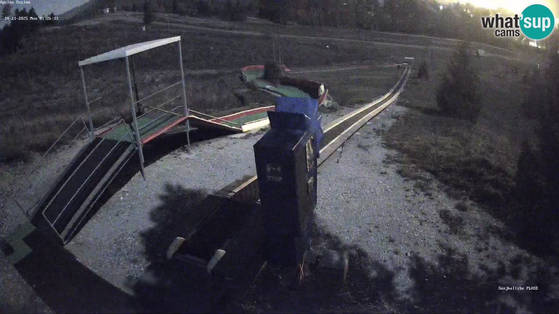 Spletna kamera v živo Sankališče Fužine – Hrvaška