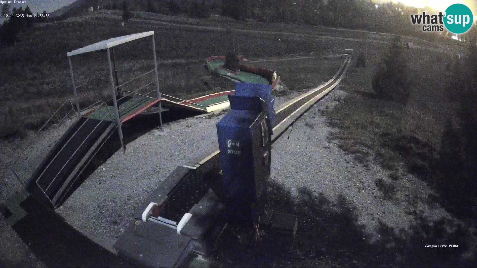 Spletna kamera v živo Sankališče Fužine – Hrvaška