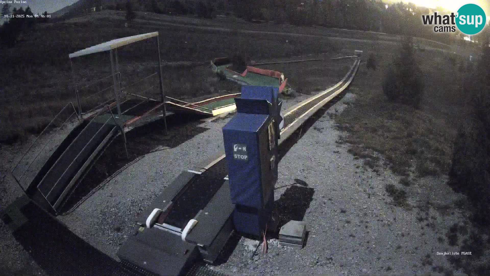 Webcam en direct Piste de luge de Fužine – Croatie