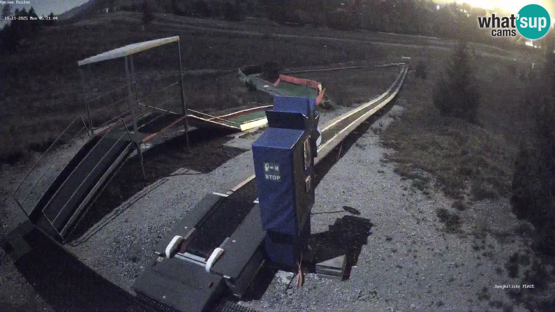 Webcam en direct Piste de luge de Fužine – Croatie