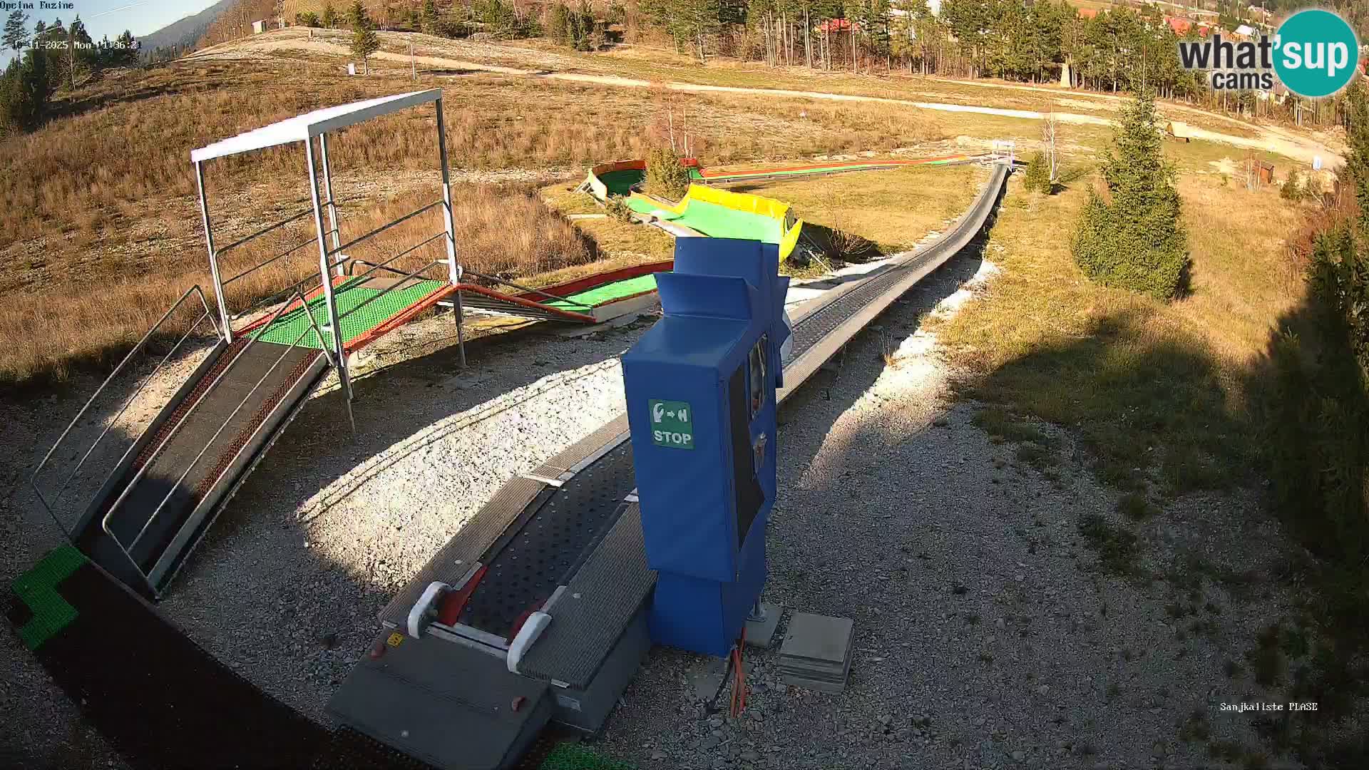 Webcam en vivo Pista de trineo Fužine – Croacia
