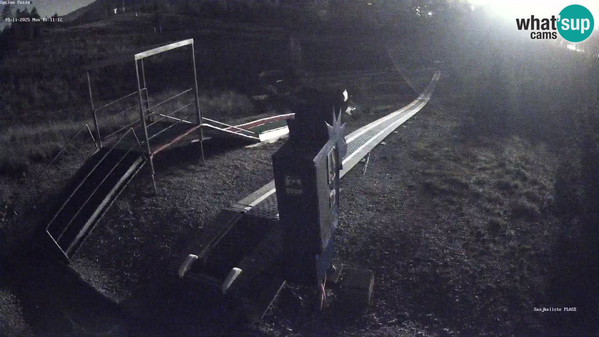 Live webcam Pista da slittino Fužine – Croazia