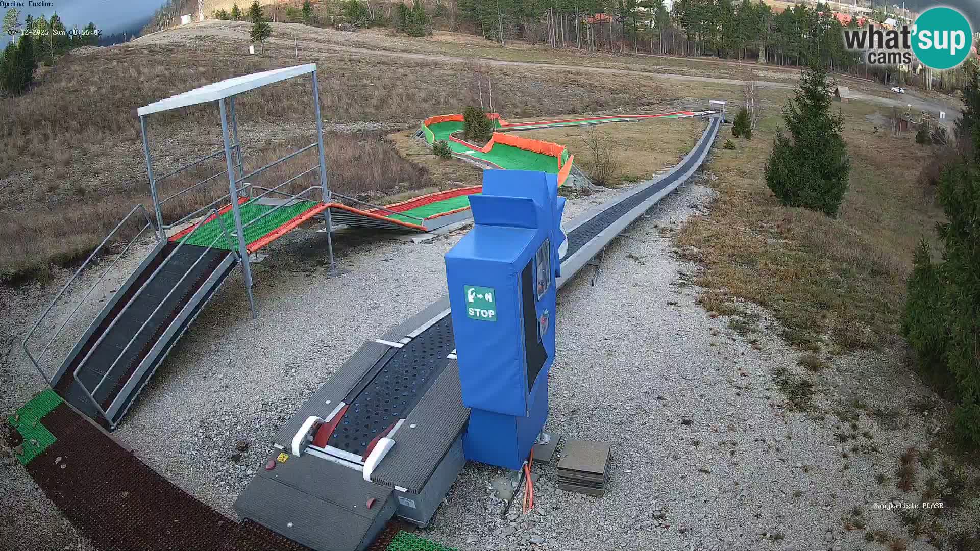 Webcam en direct Piste de luge de Fužine – Croatie