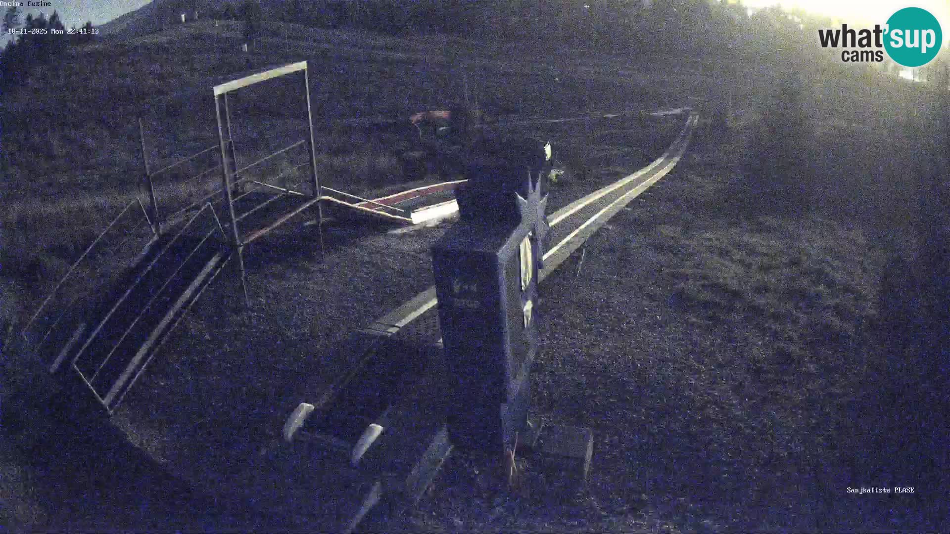 Webcam en direct Piste de luge de Fužine – Croatie