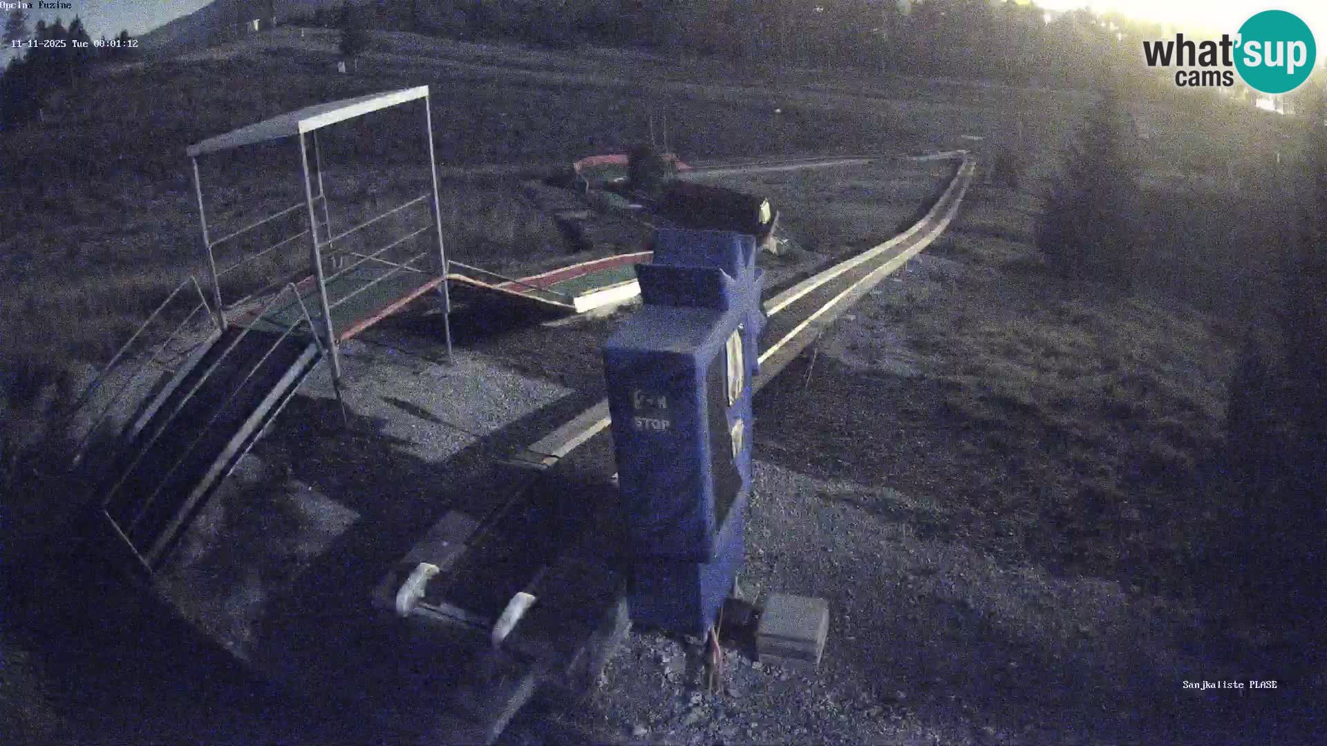 Webcam en direct Piste de luge de Fužine – Croatie