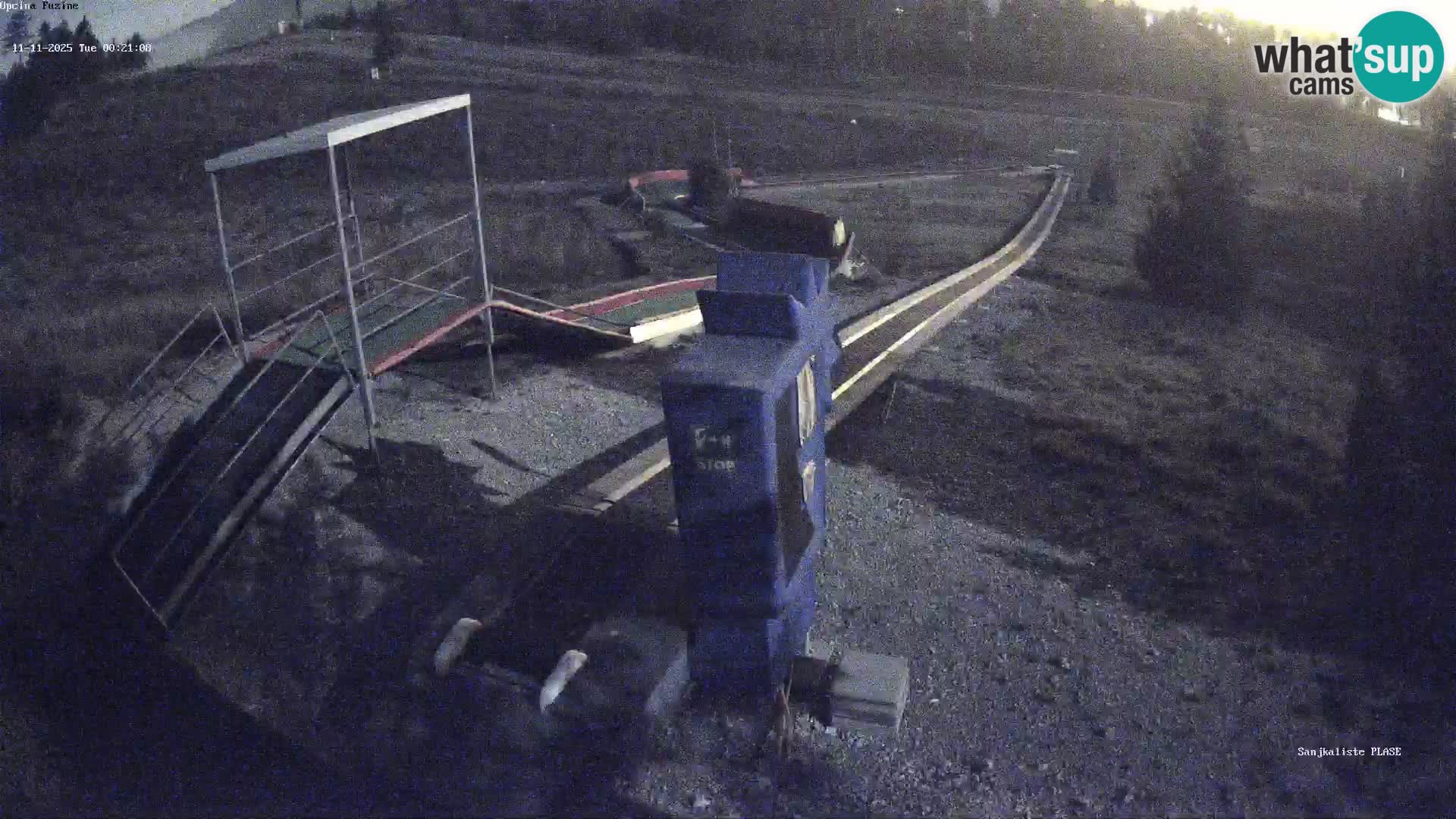Live webcam Pista da slittino Fužine – Croazia