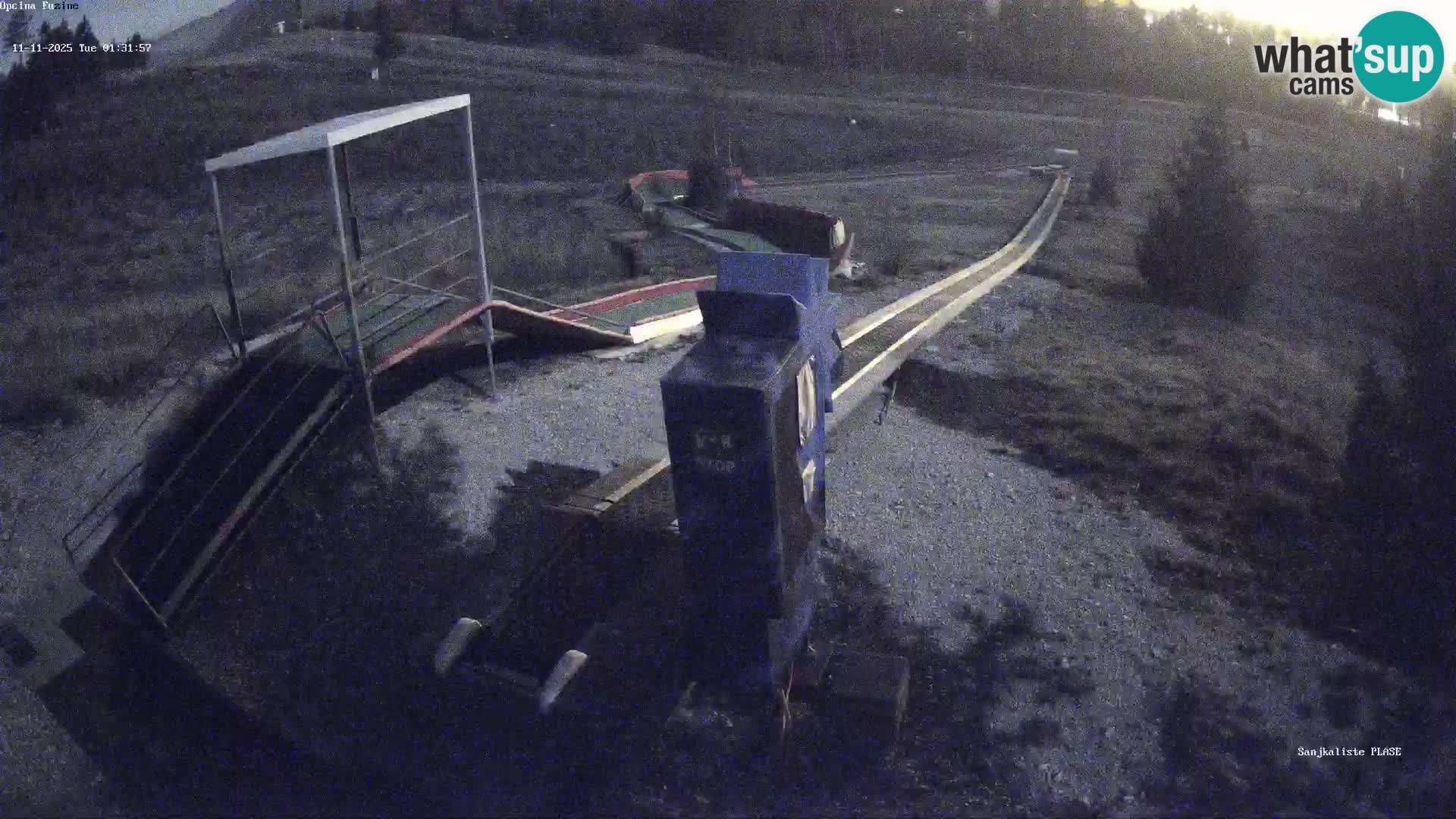 Live webcam Fužine toboggan run – Croatia