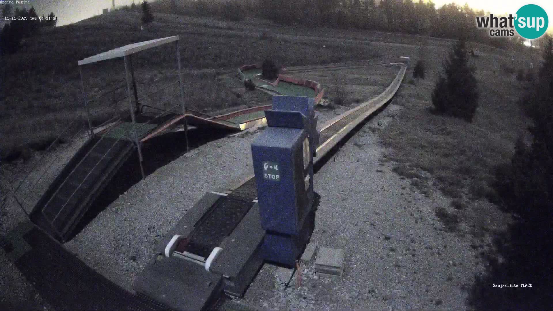 Spletna kamera v živo Sankališče Fužine – Hrvaška