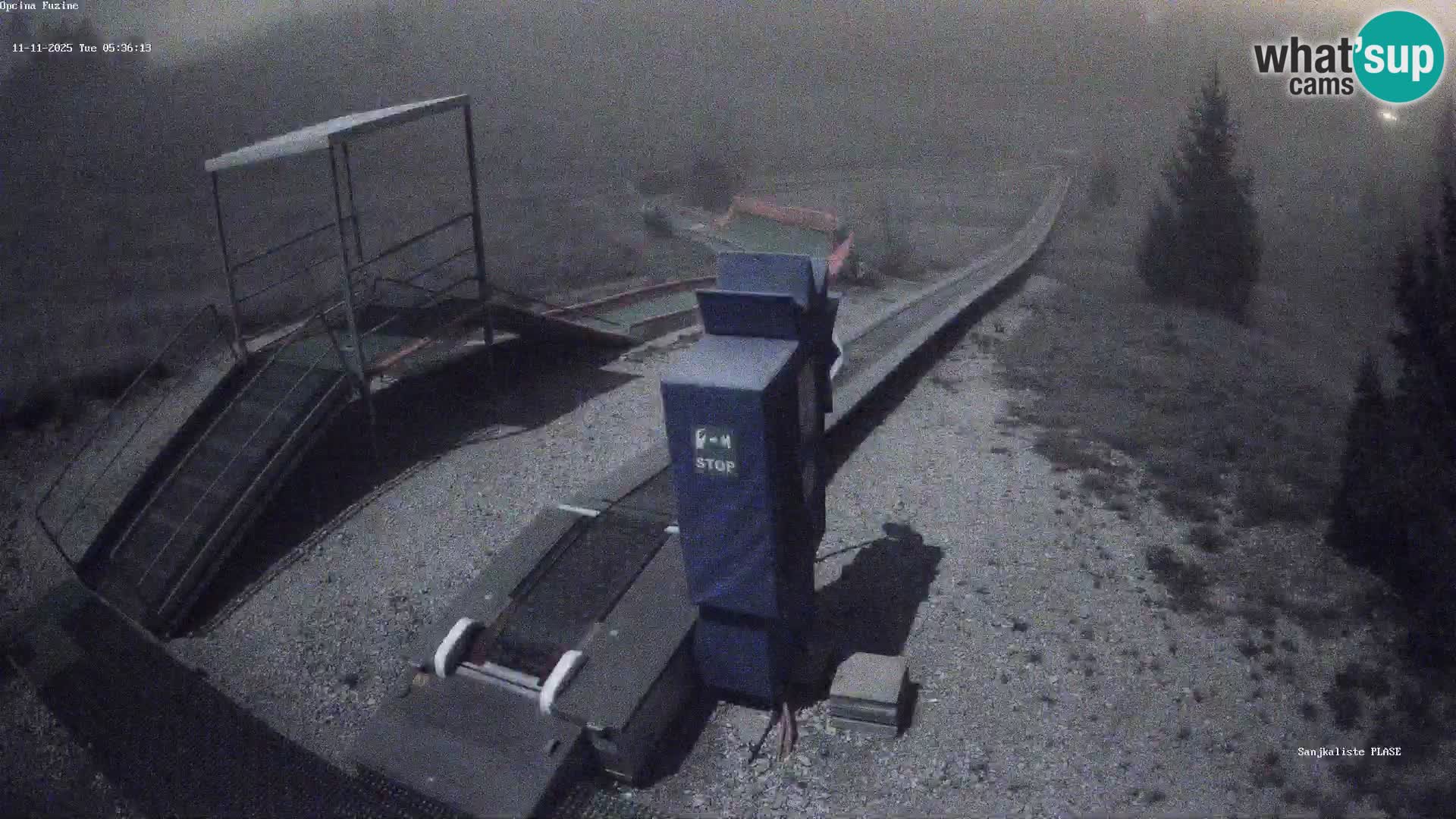 Live webcam Fužine toboggan run – Croatia