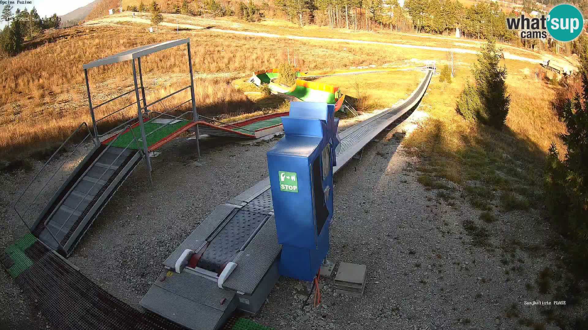 Spletna kamera v živo Sankališče Fužine – Hrvaška