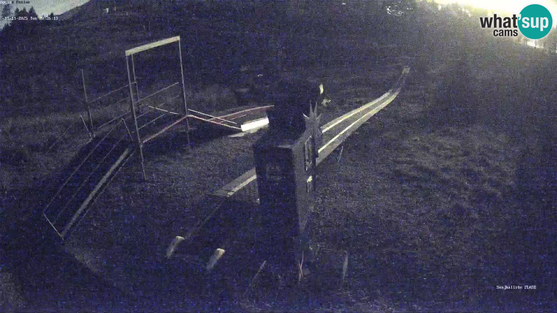 Live webcam Pista da slittino Fužine – Croazia