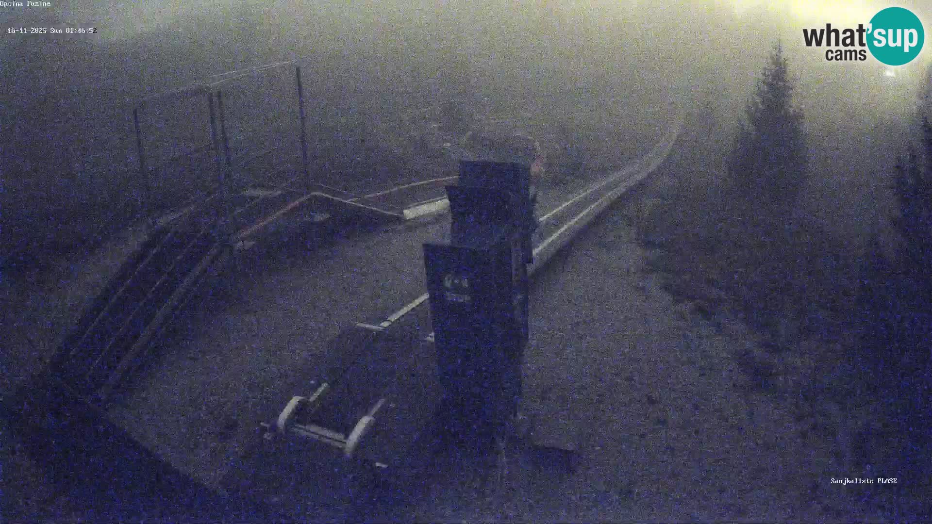 Live webcam Pista da slittino Fužine – Croazia