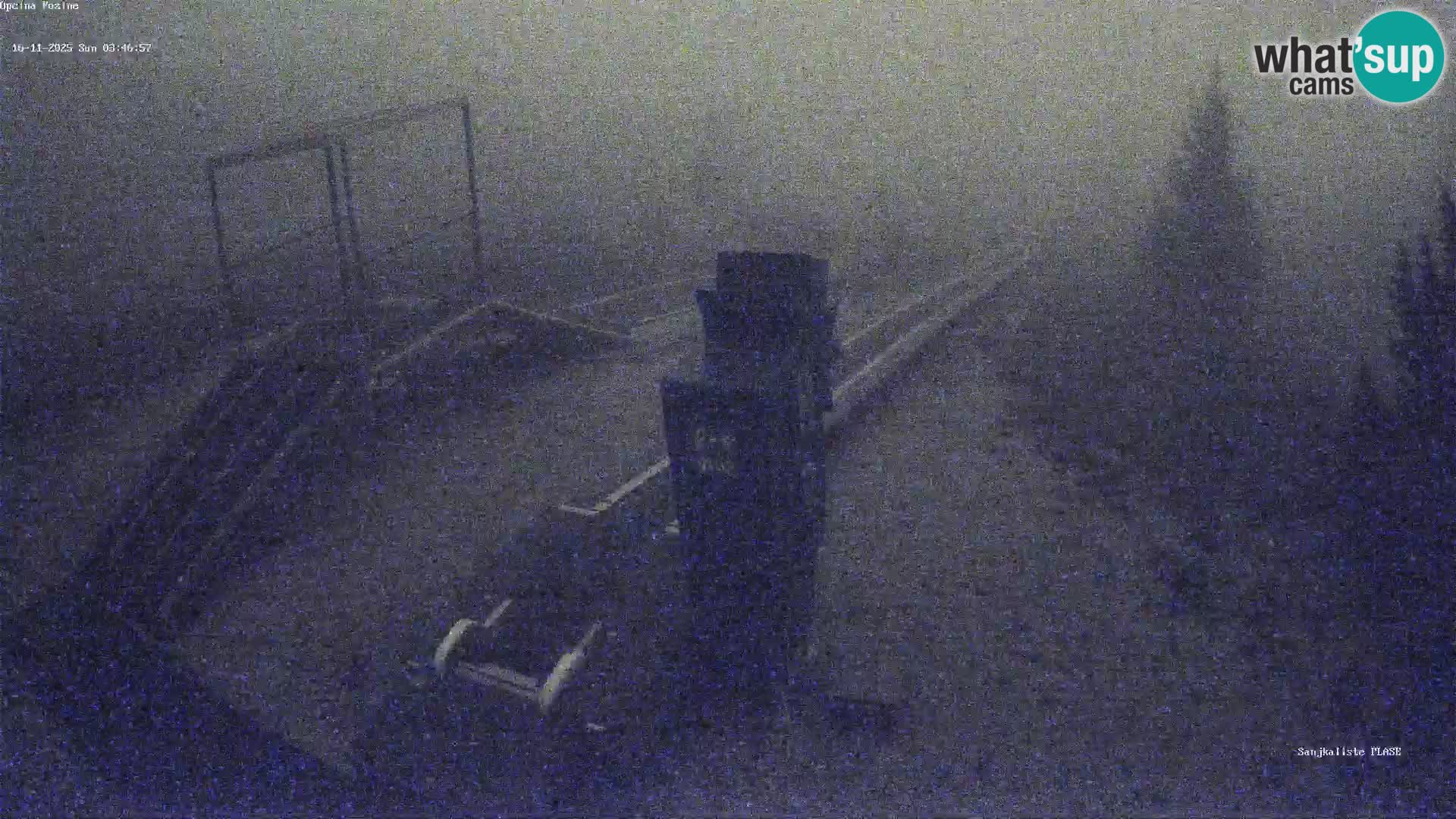 Webcam en vivo Pista de trineo Fužine – Croacia