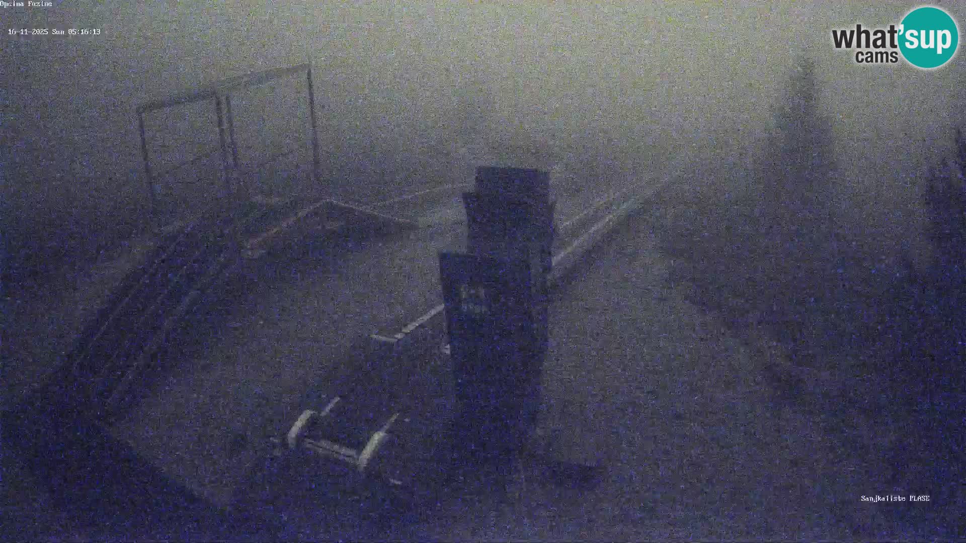 Live webcam Fužine toboggan run – Croatia