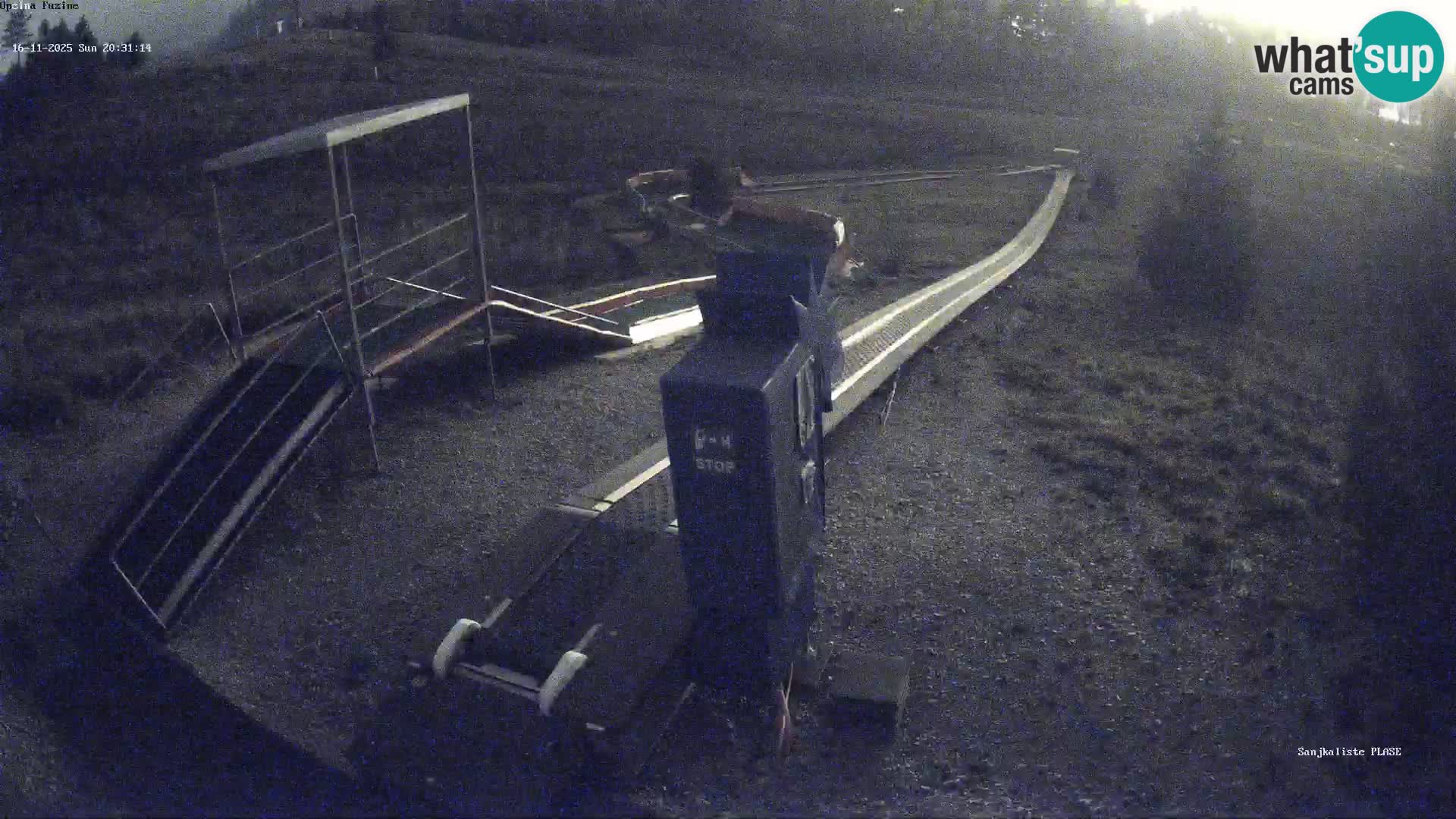 Webcam en direct Piste de luge de Fužine – Croatie