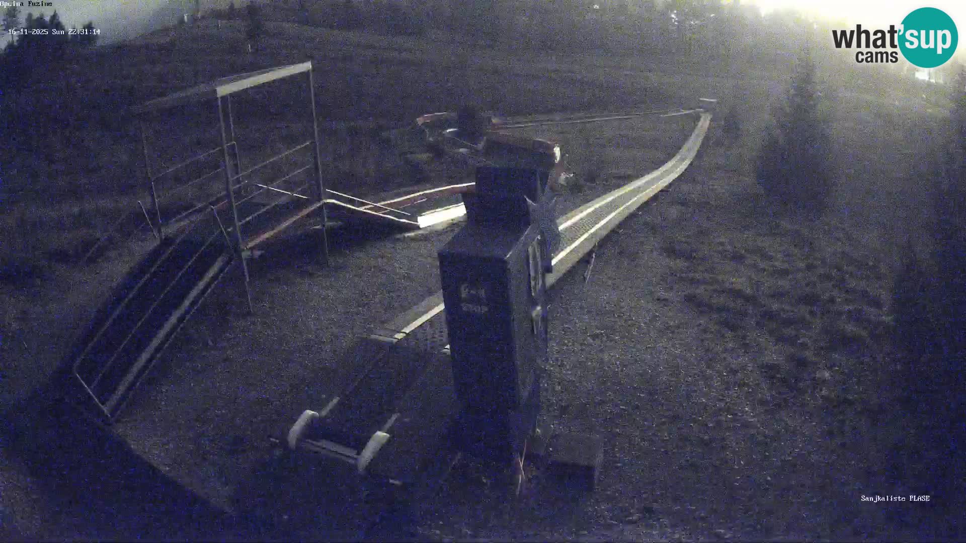 Webcam en vivo Pista de trineo Fužine – Croacia