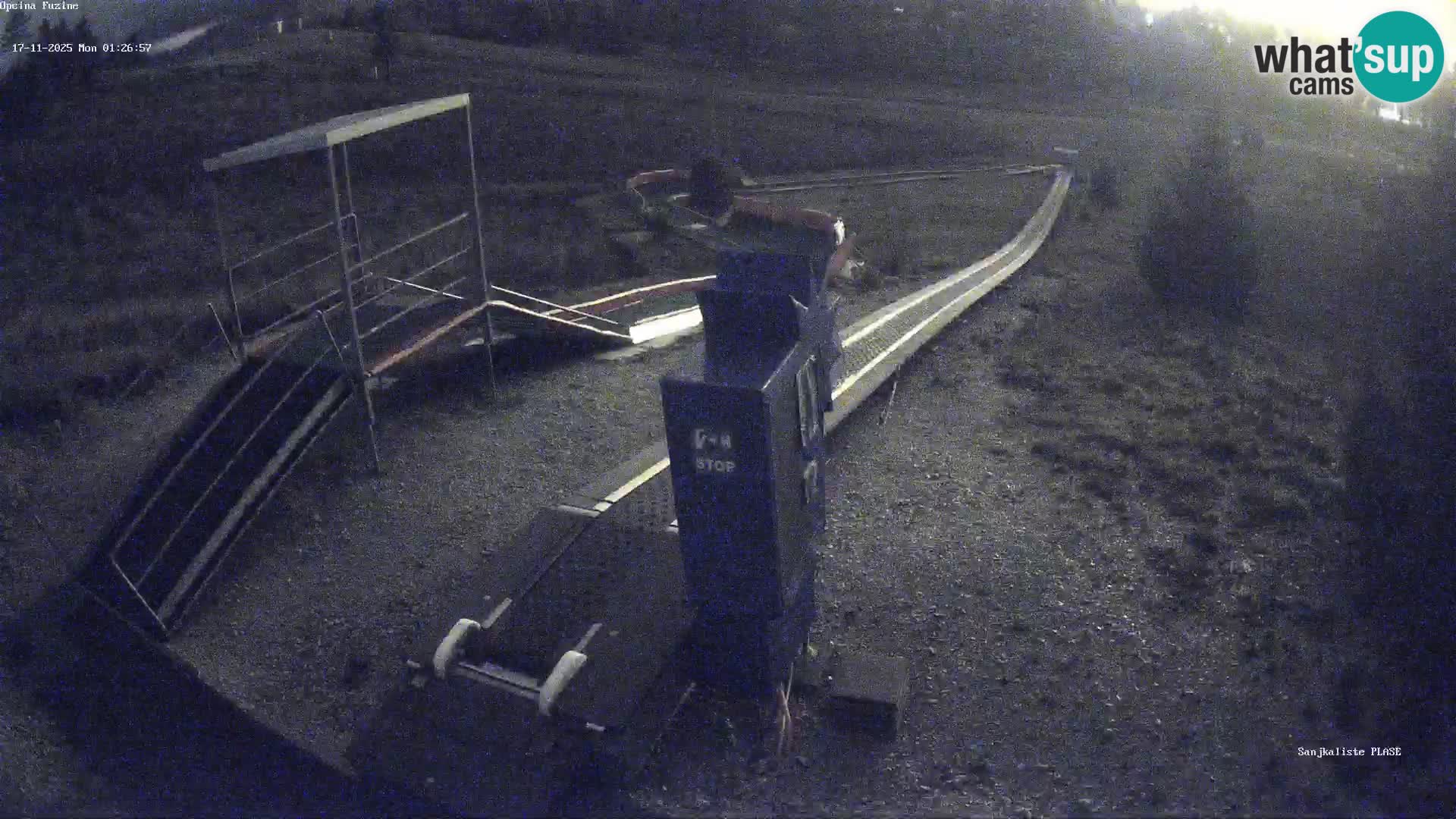 Live webcam Fužine toboggan run – Croatia