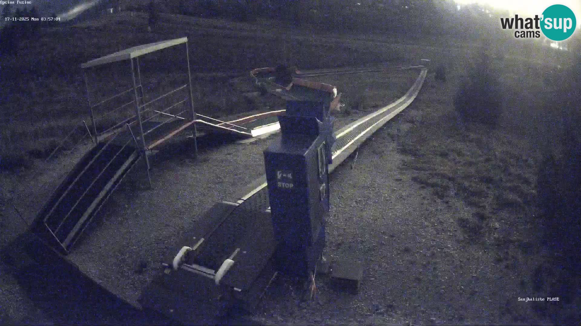 Webcam en vivo Pista de trineo Fužine – Croacia