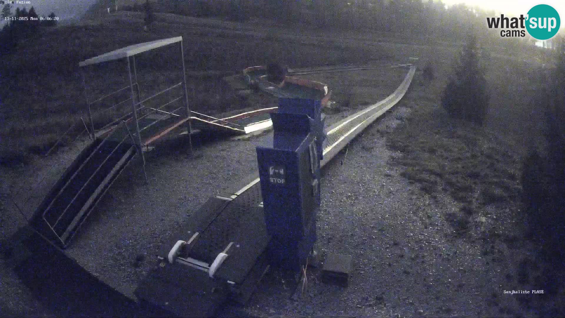 Live webcam Fužine toboggan run – Croatia