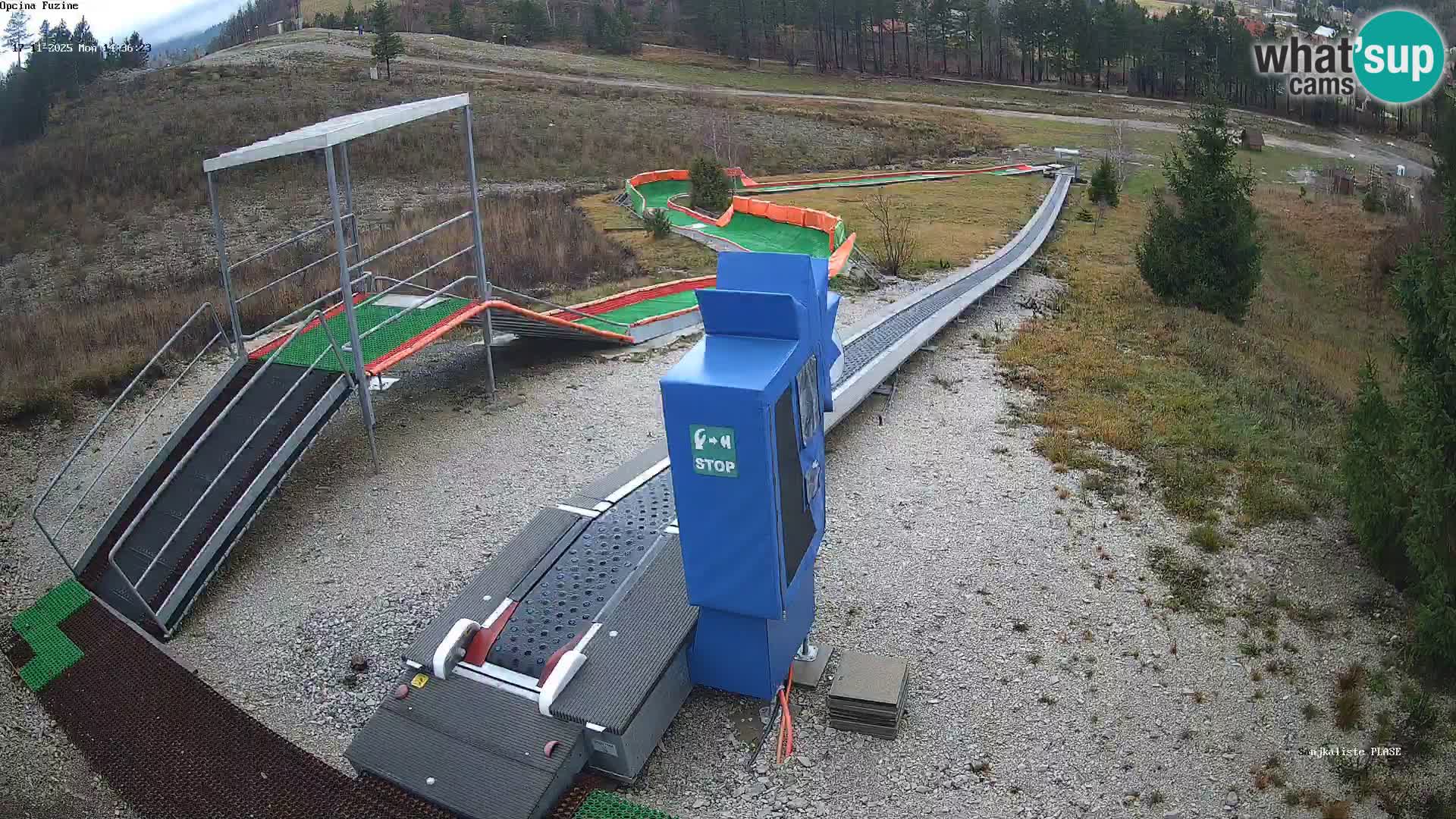 Webcam en vivo Pista de trineo Fužine – Croacia