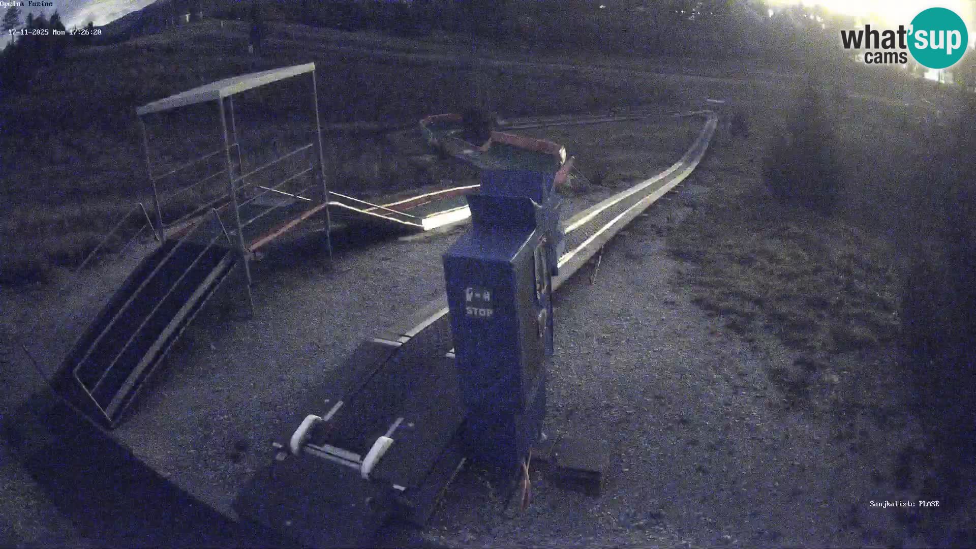 Live webcam Fužine toboggan run – Croatia