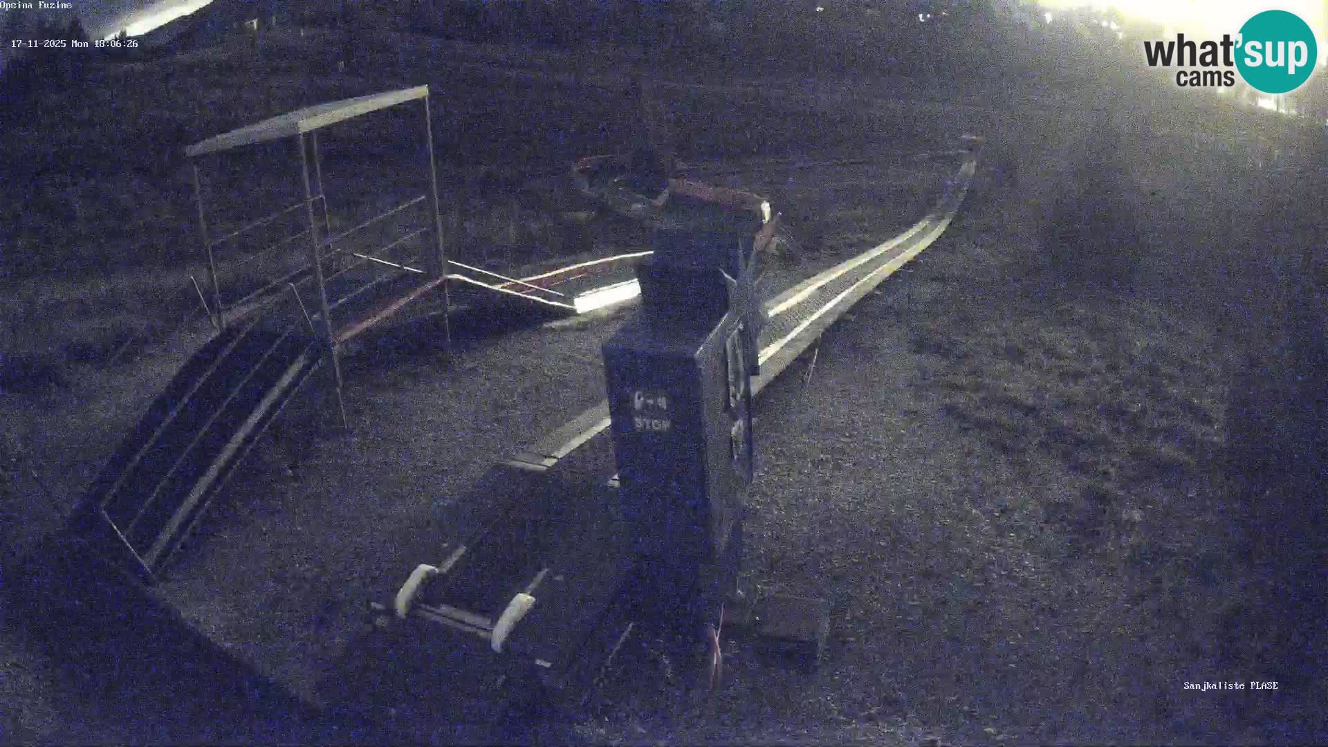 Live webcam Pista da slittino Fužine – Croazia