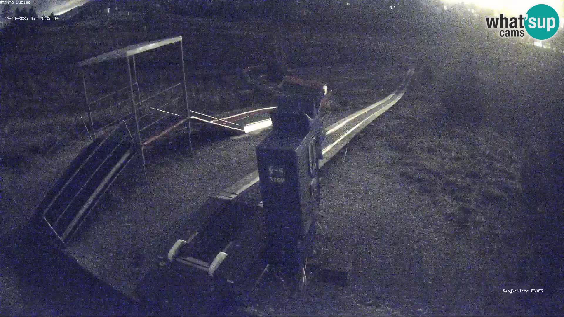 Web kamera uživo Sanjkalište Fužine – Hrvatska