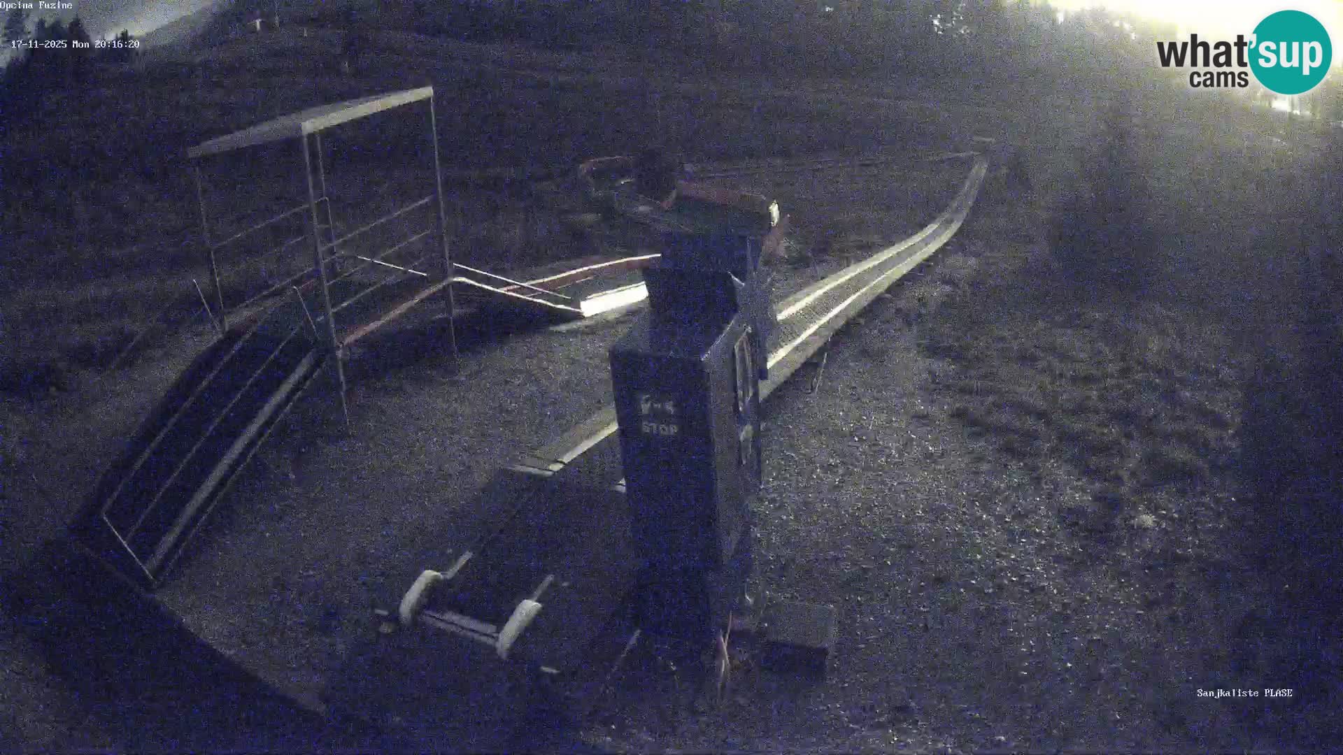 Webcam en direct Piste de luge de Fužine – Croatie