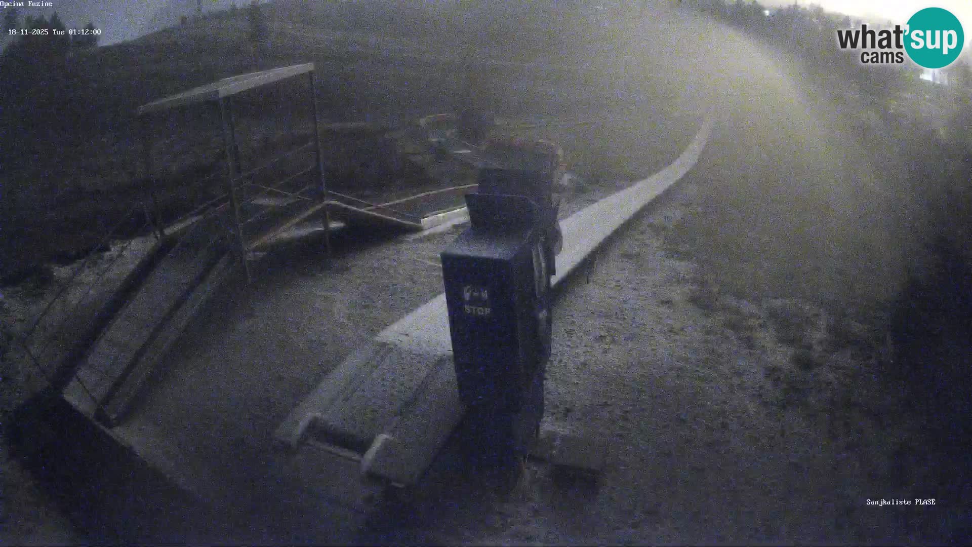 Webcam en vivo Pista de trineo Fužine – Croacia