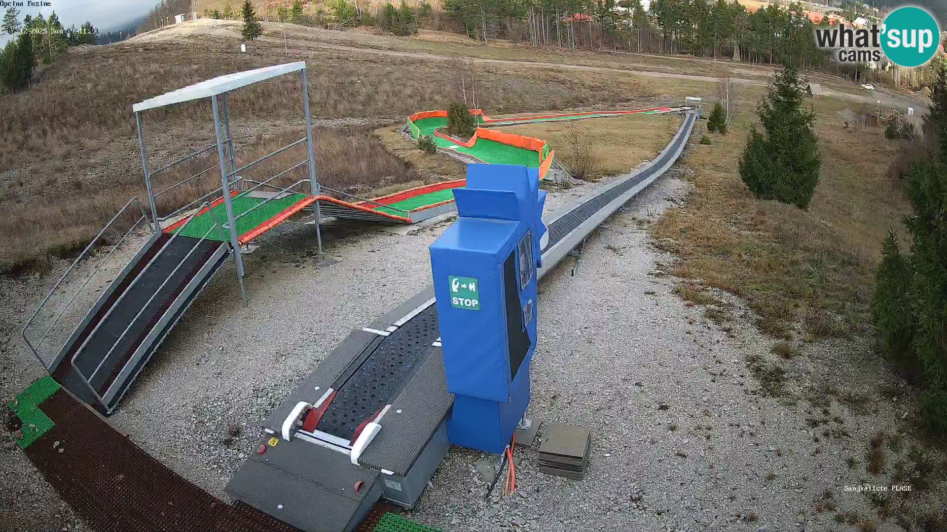 Web kamera uživo Sanjkalište Fužine – Hrvatska