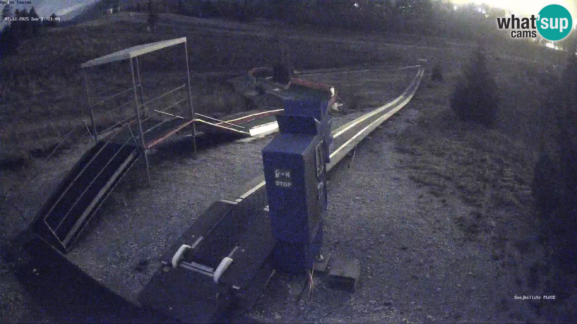 Live webcam Fužine toboggan run – Croatia