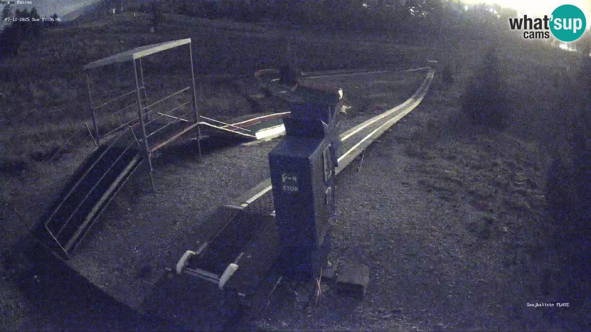 Live webcam Fužine toboggan run – Croatia