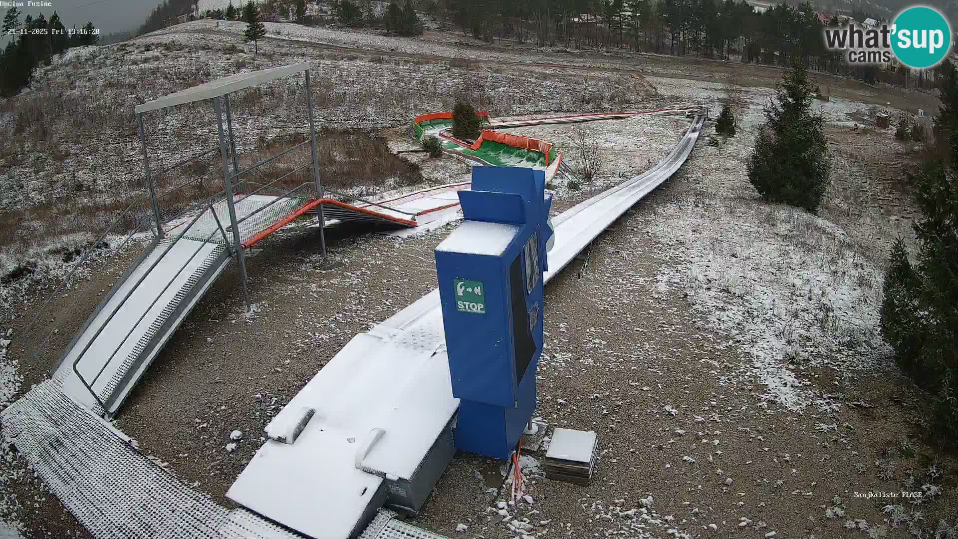 Live webcam Fužine toboggan run – Croatia