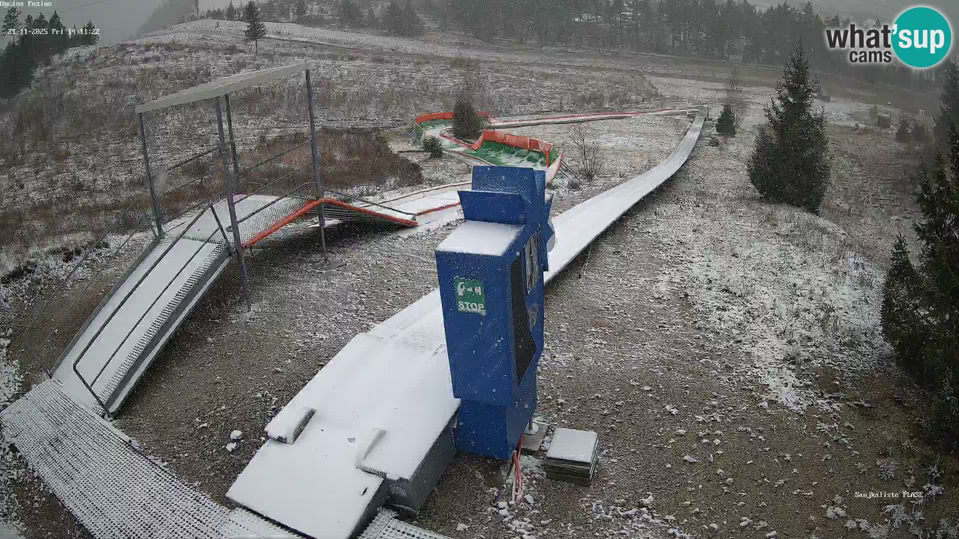 Spletna kamera v živo Sankališče Fužine – Hrvaška