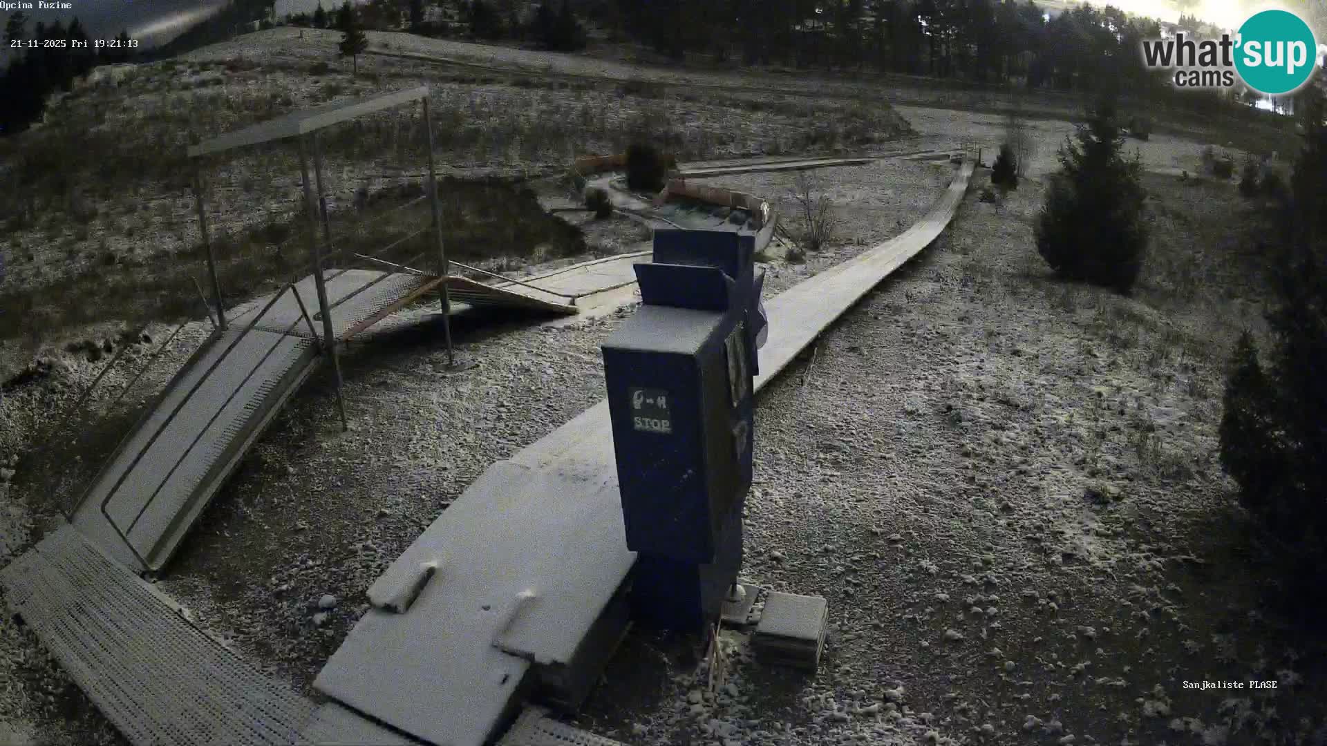 Live webcam Fužine toboggan run – Croatia