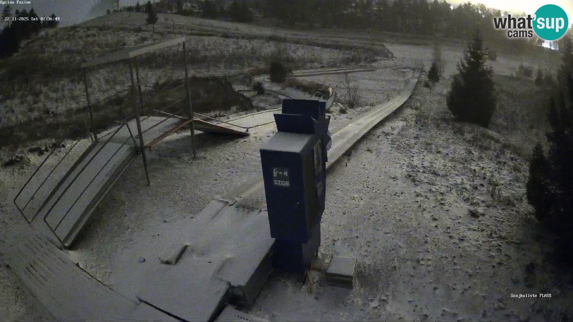 Live webcam Fužine toboggan run – Croatia