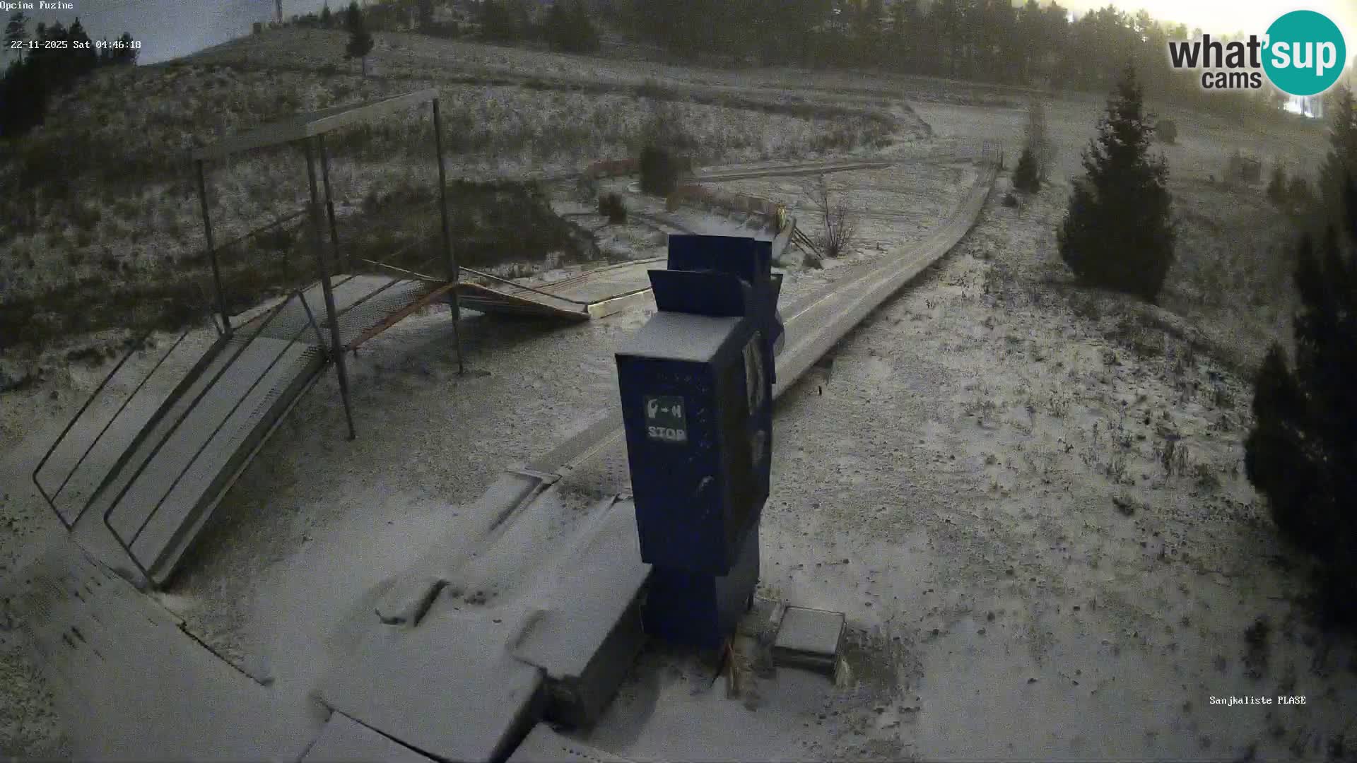 Live webcam Fužine toboggan run – Croatia