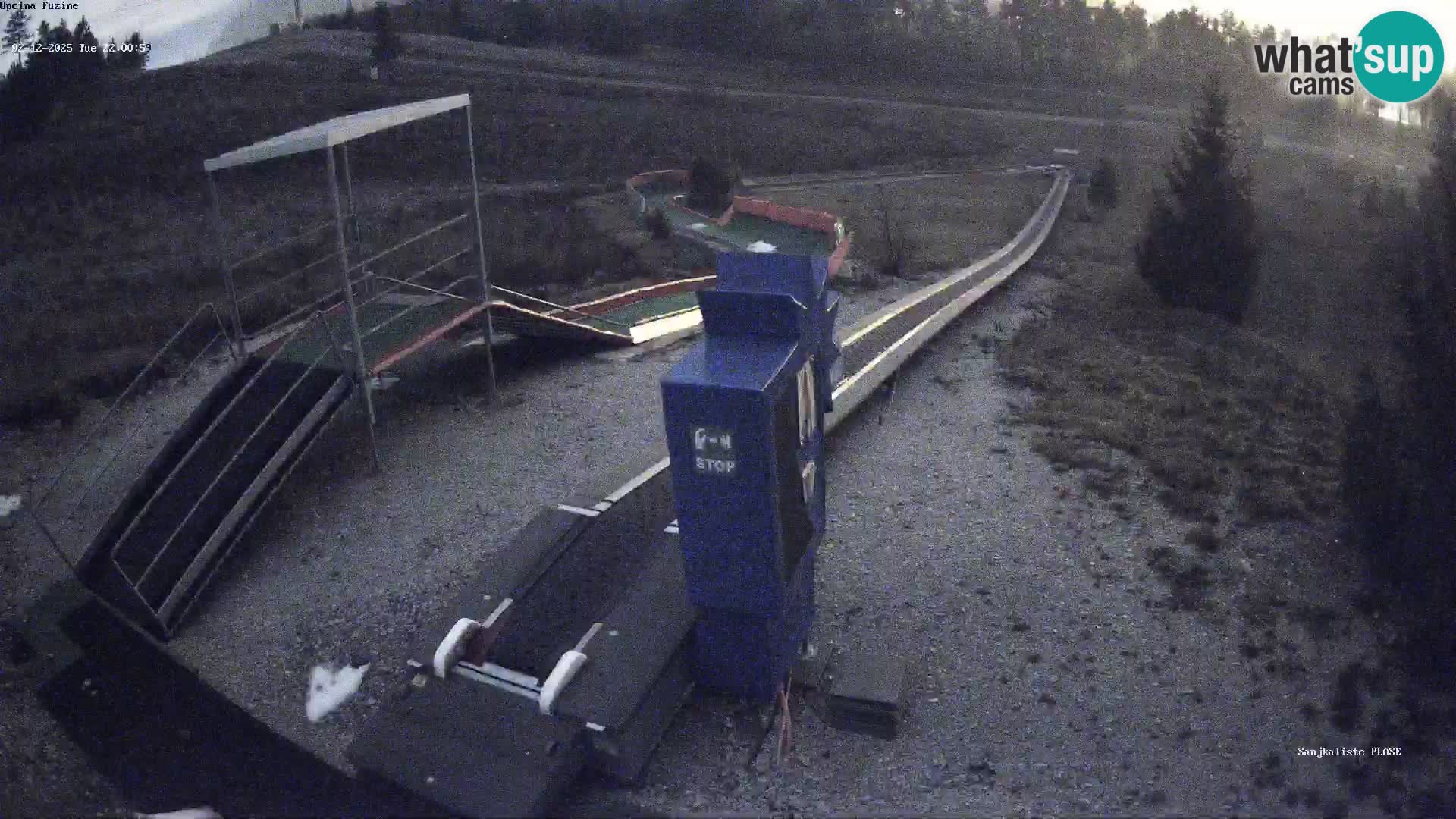 Spletna kamera v živo Sankališče Fužine – Hrvaška