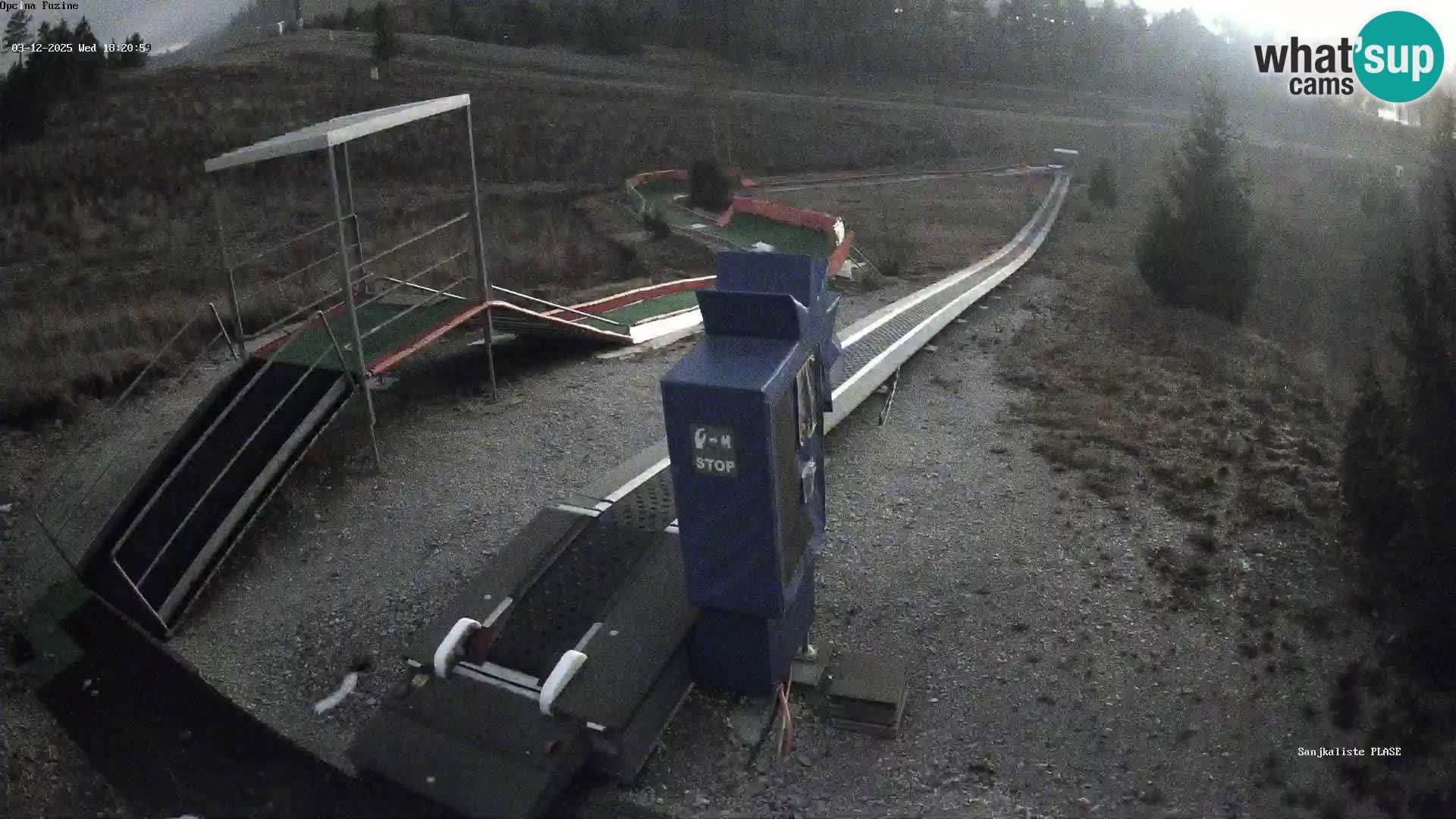 Web kamera uživo Sanjkalište Fužine – Hrvatska